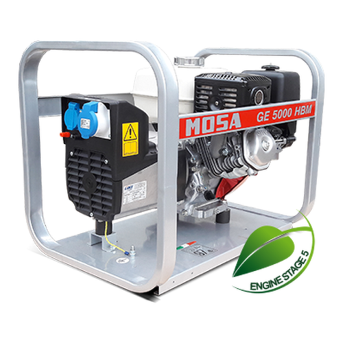 Generator de curent, monofazat, tip Open-frame, MOSA GE5000 HBM