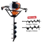 Motoburghiu RURIS TT12 - 2,3 CP, burghie 150/200 mm