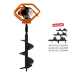 Motoburghiu RURIS TT14 - 3 CP, burghie 150/200/250 mm