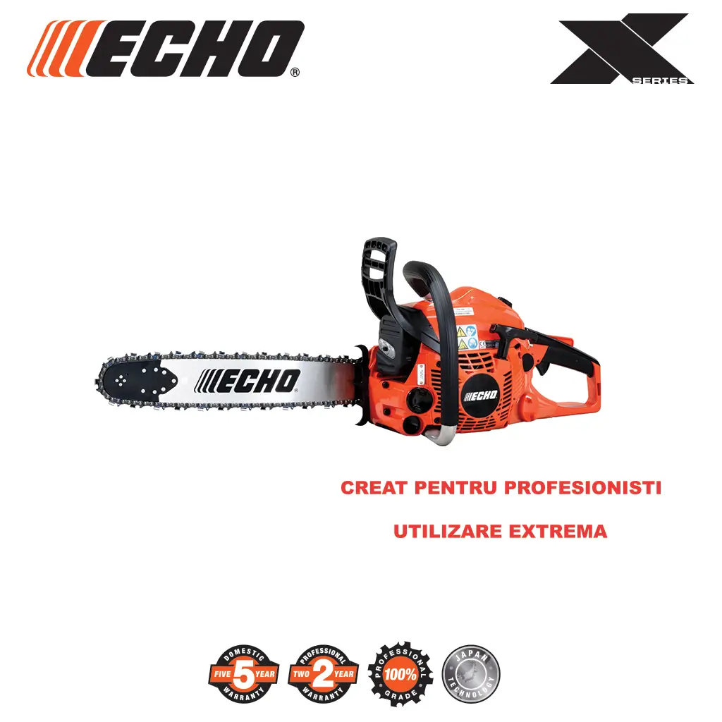 Motoferăstrău ECHO CS-501SX - benzină, 2,57 kW, șină 45 cm
