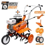 Motosapă DAC 7000 ACC2 - 7 CP, lățime 83 cm + roți cauciuc 4.00-8 + plug