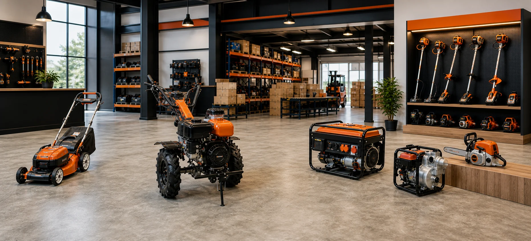 Showroom și depozit TehnoUtil din Bacău
